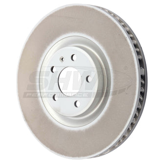compare product SHW 19-21 Porsche Macan S 3.0L Left Front Smooth Monobloc Brake Rotor (95B615301AA)
