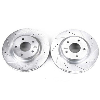 compare product Power Stop 07-13 Nissan Altima Front Evolution Drilled & Slotted Rotors - Pair