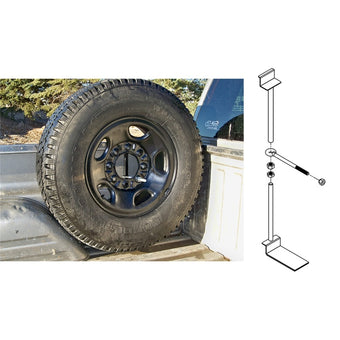 compare product Titan Fuel Tanks Universal Spare Tire Buddy Mounting System