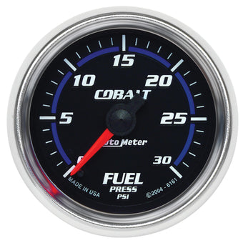 compare product Autometer Cobalt 52mm 0-30 PSI Full Sweep Electronic Fuel Pressure Gauge
