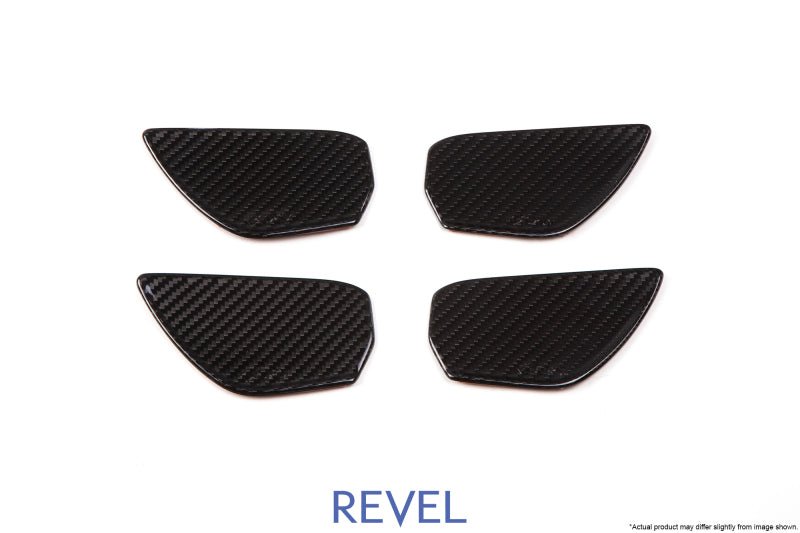 Revel GT Dry Carbon Door Trim Inner Handles (FL/FR/RL/RR) 16 - 18 Honda Civic - 4 Pieces - My Store