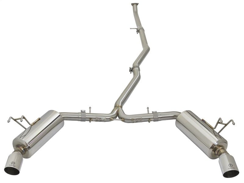 aFe POWER Takeda 16 - 17 Honda Civic I4 - 1.5L (t) 2.25 - 2.5in 304 SS CB Dual - Exit Exhaust Polish Tip - My Store