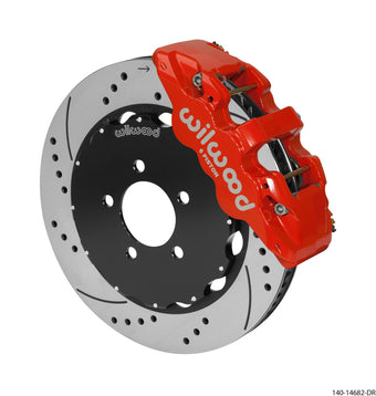 compare product Wilwood AERO6 Front Big Brake Kit 14.00in Red 03-11 Crown Victoria