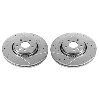 compare product Power Stop 08-15 Land Rover LR2 Front Evolution Drilled & Slotted Rotors - Pair