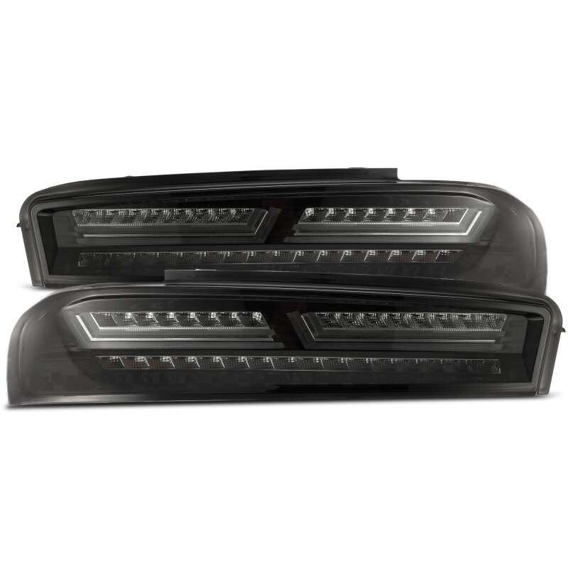AlphaRex 16 - 18 Chevrolet Camaro PRO - Series LED Tail Lights Jet Black - My Store