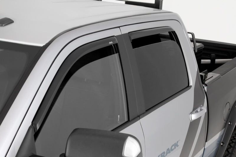 AVS 00 - 04 Nissan Frontier Crew Cab Ventvisor In - Channel Front & Rear Window Deflectors 4pc - Smoke - My Store
