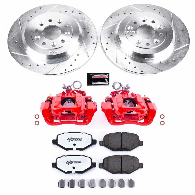 Power Stop 11 - 15 Ford Edge Rear Z36 Truck & Tow Brake Kit w/Calipers - My Store