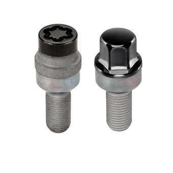 compare product McGard 5 Lug Hex Install Kit w/Locks (Radius Seat Bolt) M14X1.5 / 17mm Hex / 28.1mm Shank L. - Black