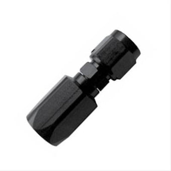 compare product Fragola -6AN Straight Aluminum P/S Hose End - Black Only
