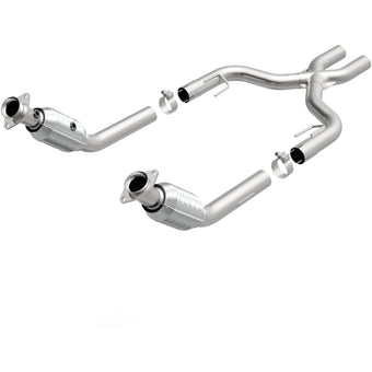 compare product MagnaFlow Direct Fit Catalytic Converter Tru-X Assy 05 Mustang GT