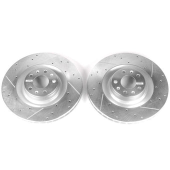 compare product Power Stop 09-10 Audi A6 Quattro Front Evolution Drilled & Slotted Rotors - Pair
