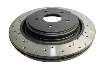 compare product DBA 2009 Chevrolet Corvette ZR1 4000 Series Drilled and Slotted Rear Rotor