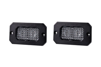 compare product Diode Dynamics Stage Series 2 In LED Pod Sport - White Flood Flush RBL (Pair)
