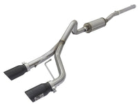 aFe Rebel Series CB 2.5in Dual Center Exit SS Exhaust w/ Black Tips 07 - 15 Jeep Wrangler 3.6L/3.8L V6 - My Store