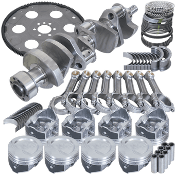 compare product Eagle Chevy 350 1Pc 3.750in Crank 5.700in I-Beam Rod 4.000in Pistons 153 Tooth FP Balanced Assembly