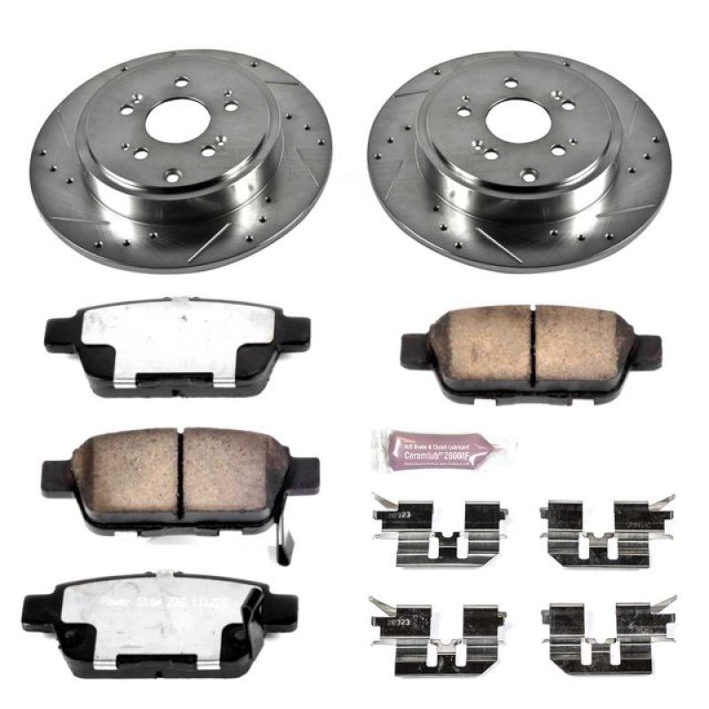 Power Stop 06 - 14 Honda Ridgeline Rear Z36 Truck & Tow Brake Kit - My Store