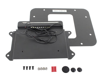 compare product Kentrol 07-09 Jeep Wrangler JK Back Side License Plate Mount with LEDs - Textured Black