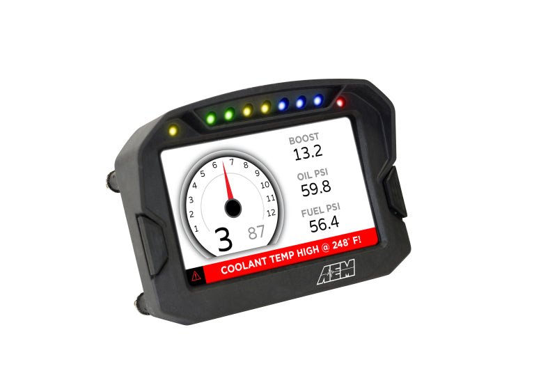 AEM CD - 5LG Carbon Logging Digital Dash Display w/ Internal 10Hz GPS & Antenna - My Store