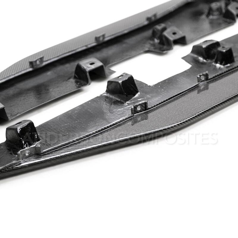 Anderson Composites 2020 Ford Mustang/Shelby GT500 Carbon Fiber Side Splitters - My Store