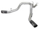 aFe ATLAS 4in DPF - Back Alum Steel Exhaust System w/Dual Exit Black Tip 2017 GM Duramax 6.6L (td) - My Store