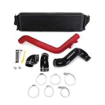 compare product Mishimoto 2017+ Honda Civic Type R Intercooler Kit - Black Intercooler Red Pipes
