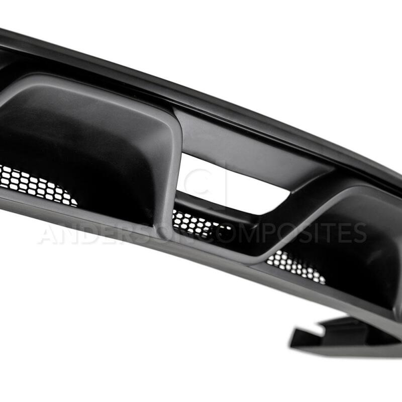 Anderson Composites 15 - 16 Ford Mustang R - Style Rear Valance (for Quad Tip Exhaust) - My Store
