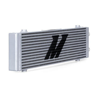 compare product Mishimoto Universal Large Bar and Plate Dual Pass Silver Oil Cooler