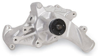 compare product Edelbrock Water Pump High Performance Ford 1965-76 FE V8 Engines Standard Length Satin Finish