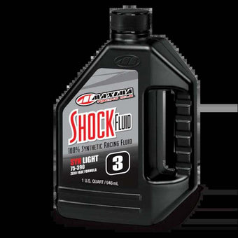 compare product Maxima Synthetic Racing Shock Fluid Light 3wt - 1L