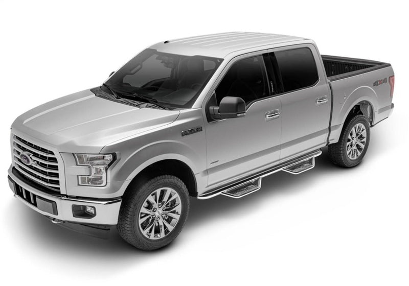 N - Fab Podium SS 15 - 16 Chevy/GMC 2500/3500 Crew Cab All Beds - Polished Stainless - 3in - My Store