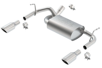 compare product Borla 12-16 Jeep Wrangler 3.6L AT/MT 4WD Single Split Rr Exit Touring Exhaust (rear section only)