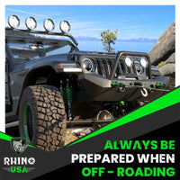 Rhino USA 3/4In D - Ring Shackle Set (2 - Pack)(Green) - My Store