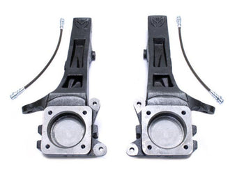 compare product MaxTrac 05-18 Toyota Tacoma 2WD 6 Lug 4in Front Lift Spindles w/Extended DOT Compliant Brake Lines