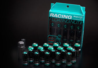 compare product Project Mu Racing Floating Lug Nut II M12 x 1.5 - Black