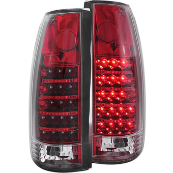 compare product ANZO 1999-2000 Cadillac Escalade LED Taillights Red/Clear