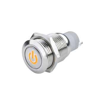 compare product Oracle Pre-Wired Power Symbol On/Off Flush Mount LED Switch - Amber