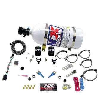 compare product Nitrous Express Ford EFI Dual Nozzle Nitrous Kit (100-300HP) w/10lb Bottle