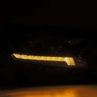 AlphaRex 2019+ Ford Ranger PRO - Series Proj Headlights Plank Style Alpha Black w/Seq Signal/DRL - My Store