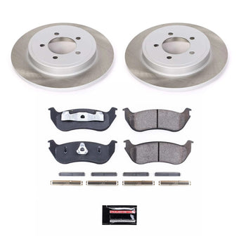 compare product Power Stop 02-06 Mercury Mountaineer Rear Semi-Coated Rotor Kit