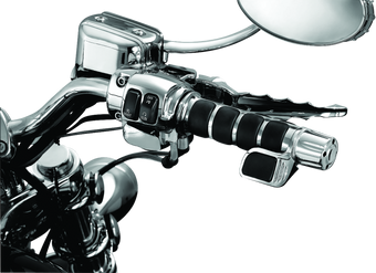 compare product Kuryakyn ISO Grip With Contoured Throttle Boss Throttle-By-Wire Chrome