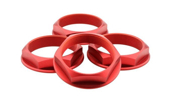 compare product fifteen52 Super Touring (Chicane/Podium) Hex Nut Set of Four - Anodized Red