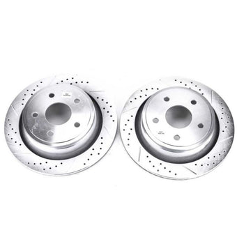 compare product Power Stop 07-09 Chrysler Aspen Rear Evolution Drilled & Slotted Rotors - Pair