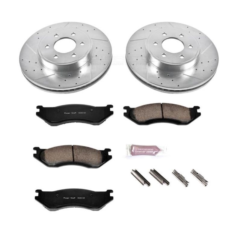 Power Stop 2003 Dodge Durango Front Z23 Evolution Sport Brake Kit - My Store