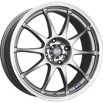 compare product Enkei J10 17x7 5x100/114.3 38mm Offset Dia Silver w/ Machined Lip Wheel
