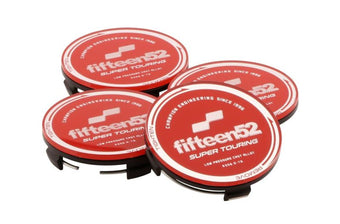 compare product fifteen52 Super Touring (Chicane/Podium) Center Cap Set of Four - Red/Chrome