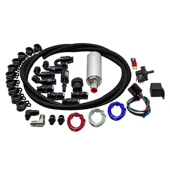 compare product Snow Performance Supplemental Fuel System (Black Nylon Braided Stainless Line)