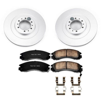 compare product Power Stop 00-04 Mitsubishi Montero Sport Front Z17 Evolution Geomet Coated Brake Kit