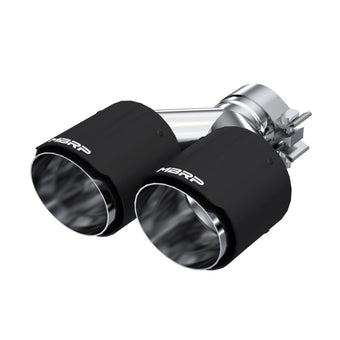 compare product MBRP Universal Carbon Fiber Dual Tip 4in OD/2.5in Inlet