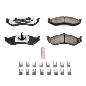 compare product Power Stop 90-01 Jeep Cherokee Front Z36 Truck & Tow Brake Pads w/Hardware