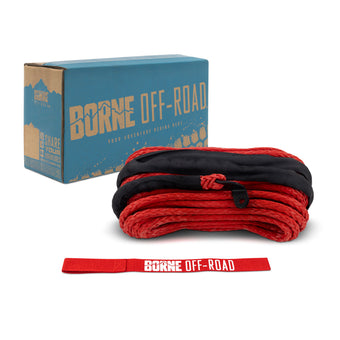 compare product Borne Off-Road Synthetic Rope - 3/8in x 85ft - Red